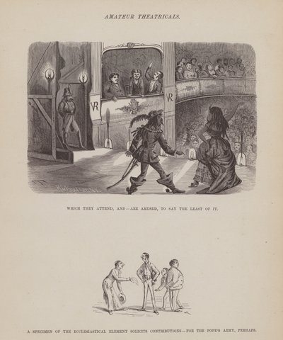 Page from The American Tour of Messrs Brown, Jones and Robinson by Richard Doyle