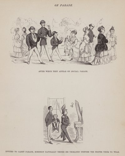 Page from The American Tour of Messrs Brown, Jones and Robinson by Richard Doyle