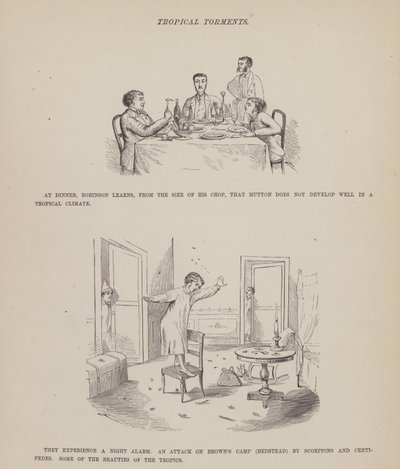 Page from The American Tour of Messrs Brown, Jones and Robinson by Richard Doyle