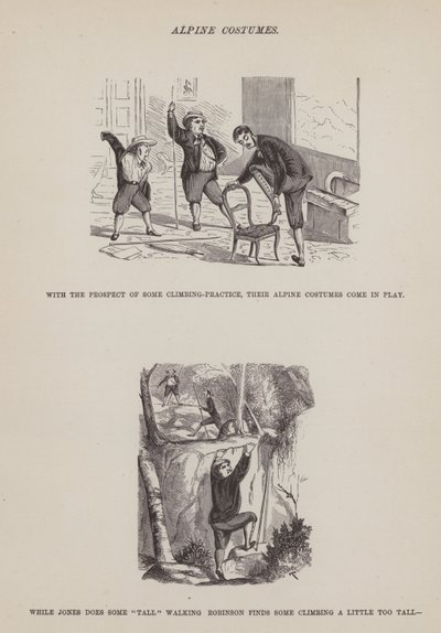 Page from The American Tour of Messrs Brown, Jones and Robinson by Richard Doyle