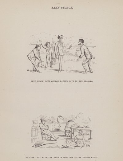 Page from The American Tour of Messrs Brown, Jones and Robinson (engraving) by Richard Doyle