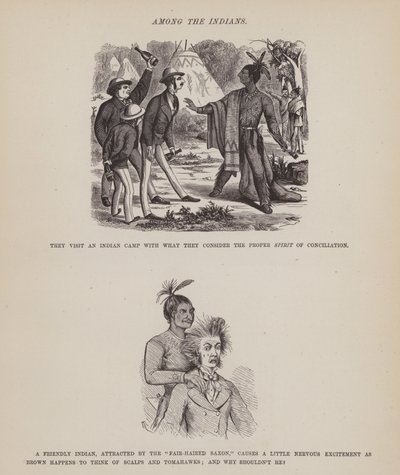 Page from The American Tour of Messrs Brown, Jones and Robinson (engraving) by Richard Doyle