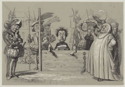 Perkin Warbeck reading his confession by Richard Doyle
