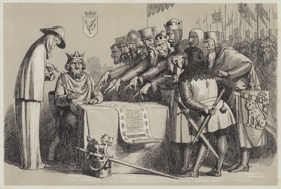 Signing of Magna Charta by Richard Doyle