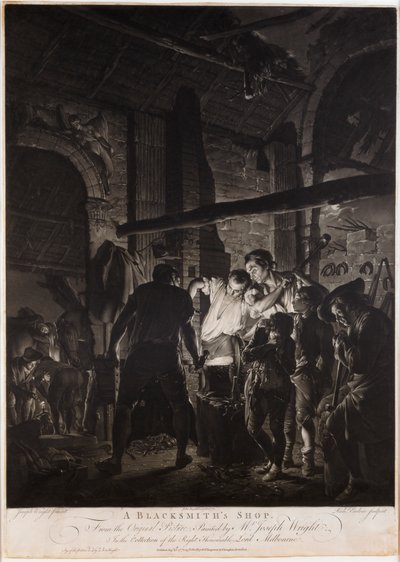 A Blacksmith’s Shop by Richard Earlom