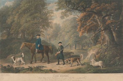 Game Keepers. To the Right Honorable. Lord Viscount Torrington by Richard Earlom