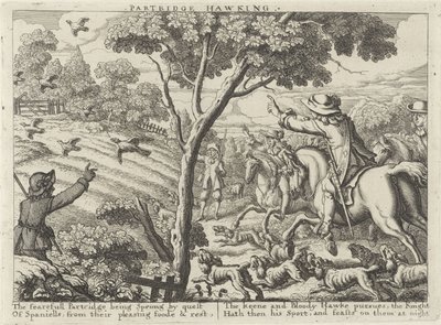 Partridge Hawking (Hunting Parties) by Richard Gaywood (possibly)