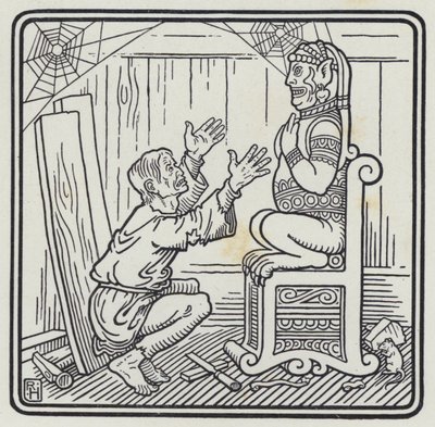 The Man And The Wooden God by Richard Heighway