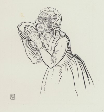 The Old Woman And The Wine Jar by Richard Heighway