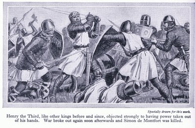 Henry III Objected Strongly to Having His Power Taken Out of His Hands. War Broke Out and Simon de Monford Was Killed by Richard Henry Brock