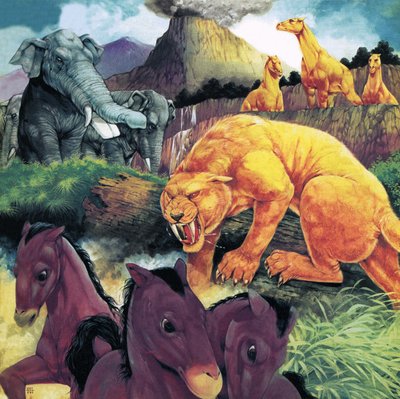 Beasts from Long Ago by Richard Hook