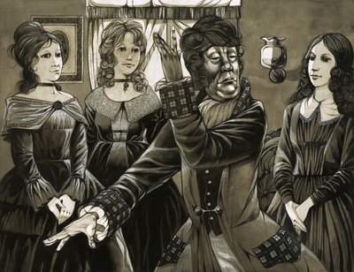 Daughters of the rich were taught at Schools of Deportment by Richard Hook