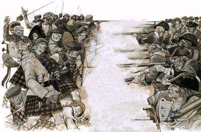 The Battle of Culloden by Richard Hook