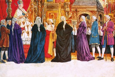 The coronation of Catherine the Great in 1762 by Richard Hook
