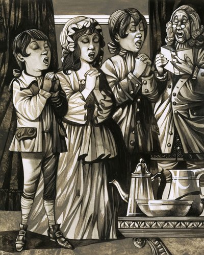 The early 18th century child in some households was taught to believe in a God of wrath by Richard Hook