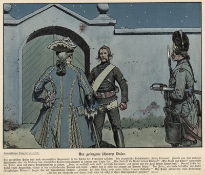 The Captured Black Hussar by Richard Knoetel