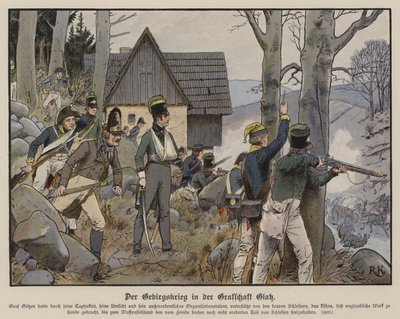 Guerrilla warfare in the mountain country of Glatz by Richard Knotel