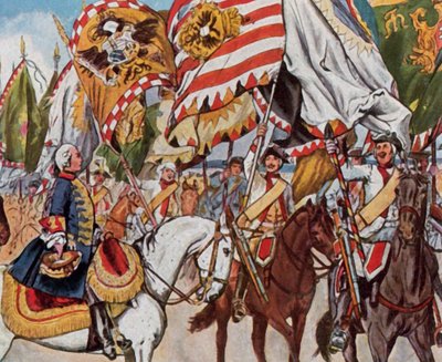 In the Victory Celebrations of Hohenfriedberg, 4 June 1745 by Richard Knotel