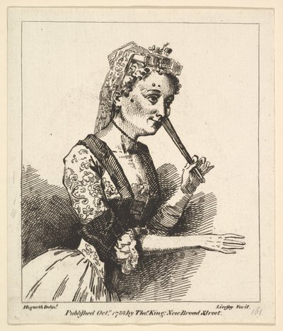 Surprised Woman from Hogarth