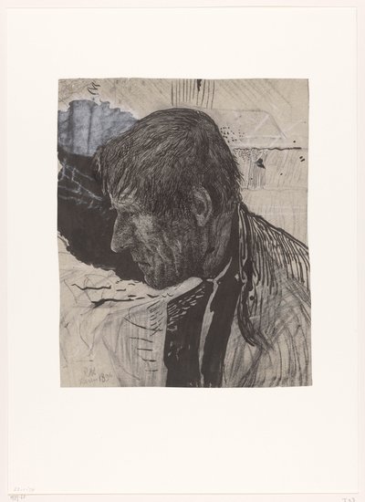 Head of a Man in Profile by Richard Nicolaüs Roland Holst