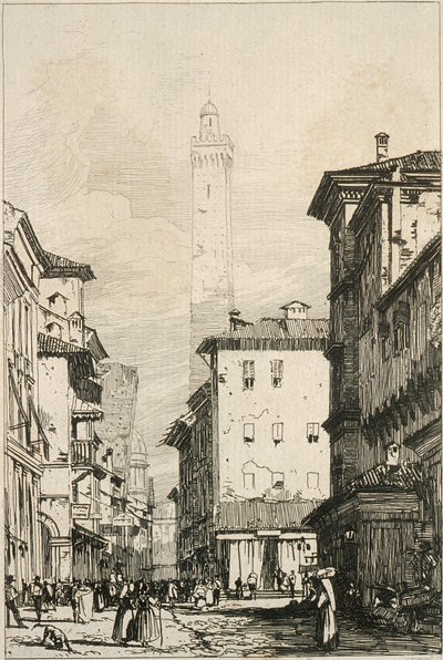 Bologna by Richard Parkes Bonington