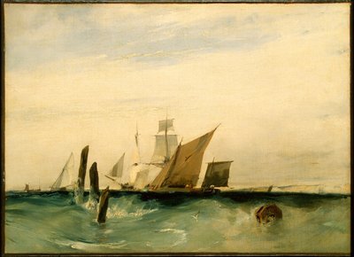 Seapiece: Off the French Coast by Richard Parkes Bonington