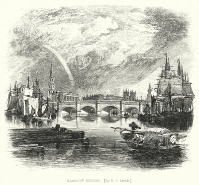 Glasgow Bridge by Richard Principal (after) Leitch