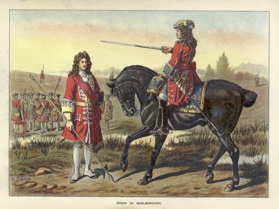 Epochs of the British Army - Epoch of Marlborough by Richard Simkin