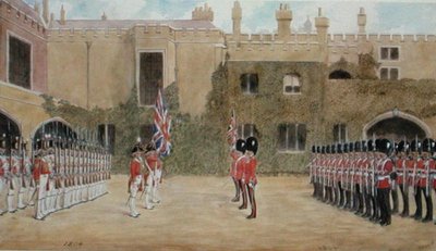Grenadier Guards Relieving Guard at St. James