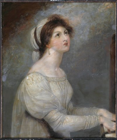 Lady Hamilton as Saint Cecilia by Richard Westall