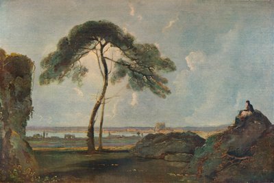 Italian Landscape with a Stone Pine by Richard Wilson