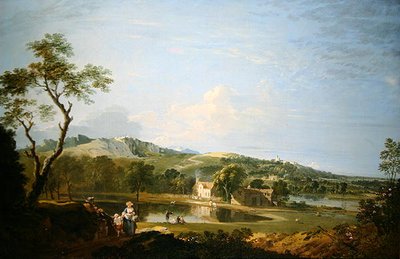 Landscape with Cottages by Richard Wilson