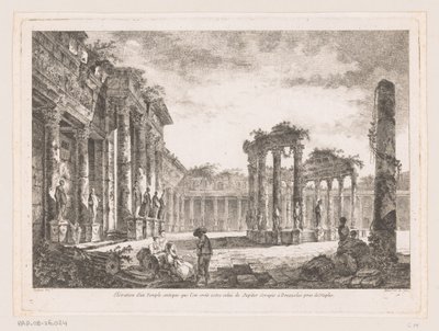 View of the Temple of Jupiter Serapis by Richard de Saint Non