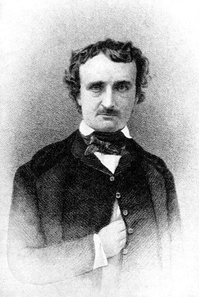 Edgar Allan Poe, Author of Tales of Mystery and Imagination by Rischgitz Collection
