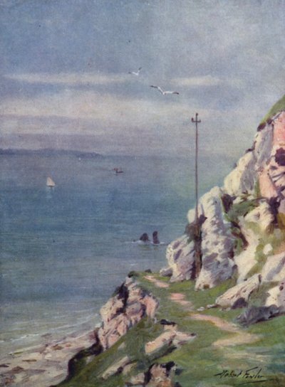 A Footpath on the Great Orme by Robert (after) Fowler