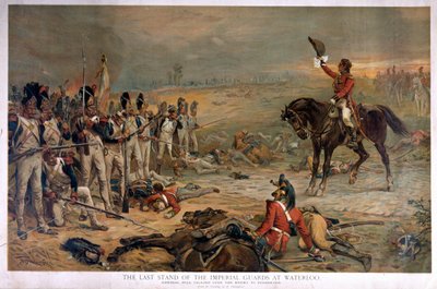 The Last Stand of the Imperial Guards at Waterloo, General Hill Calling on the Enemy to Surrender by Robert Alexander Hillingford