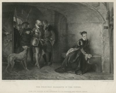 The Princess Elizabeth in the Tower by Robert Alexander Hillingford
