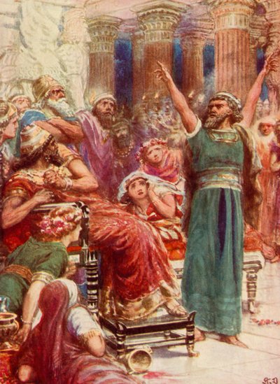 Daniel before the King by Robert Ambrose Dudley