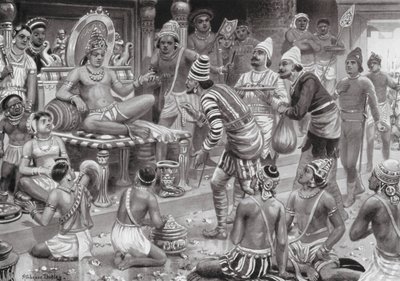 Pulikesin II, the Chalukhya, Receives Envoys from Persia by Robert Ambrose Dudley