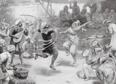 Rejoicings at the Birth of the Emperor Akbar the Great by Robert Ambrose Dudley