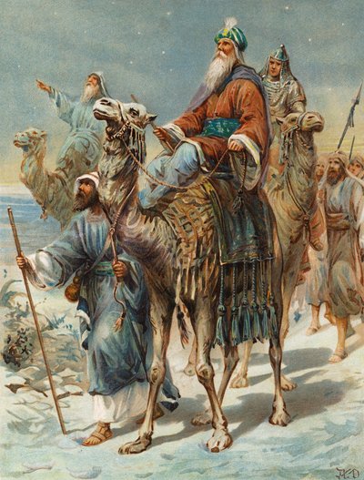 The wise men seeking Jesus by Robert Ambrose Dudley