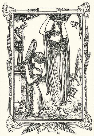 Illustration for Poems by John Keats by Robert Anning Bell