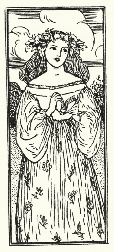 Illustration for Poems by John Keats by Robert Anning Bell