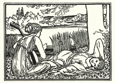 Illustration for Poems by John Keats: Endymion by Robert Anning Bell