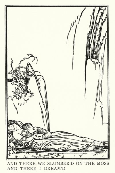 Illustration for Poems by John Keats: La Belle Dame Sans Merci by Robert Anning Bell