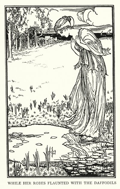 Illustration for Poems by John Keats: Lamia by Robert Anning Bell