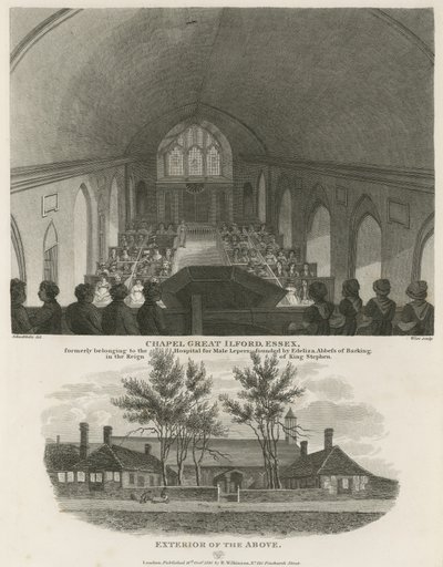 Chapel, Great Ilford, Essex by Robert Blemell Schnebbelie