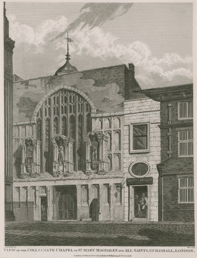 View of the Collegiate Chapel of St Mary Magdalen and All Saint