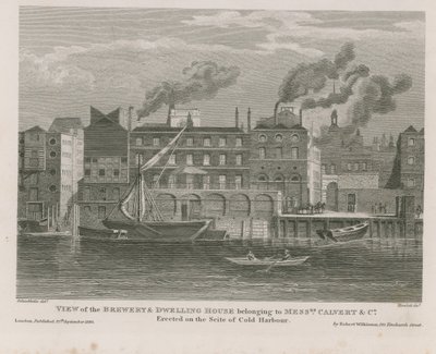 View of the brewery and dwelling house by Robert Blemell Schnebbelie