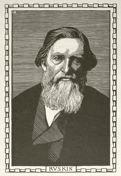John Ruskin, English Writer, Art Critic, Artist and Social Thinker by Robert Bryden